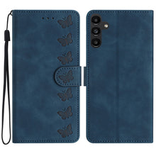 Load image into Gallery viewer, Seven Butterflies Embossed Leather Phone Case, For Samsung Galaxy A13 5G, For Samsung Galaxy A14 5G, For Samsung Galaxy A20 / A30, For Samsung Galaxy S24 5G, For Samsung Galaxy A05s, For Samsung Galaxy A20e, For Samsung Galaxy A20s                     ...