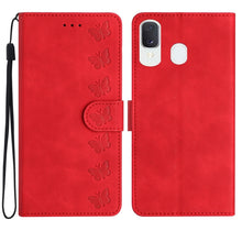 Load image into Gallery viewer, Seven Butterflies Embossed Leather Phone Case, For Samsung Galaxy A13 5G, For Samsung Galaxy A14 5G, For Samsung Galaxy A20 / A30, For Samsung Galaxy S24 5G, For Samsung Galaxy A05s, For Samsung Galaxy A20e, For Samsung Galaxy A20s                     ...