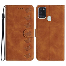 Load image into Gallery viewer, Seven Butterflies Embossed Leather Phone Case, For Samsung Galaxy A13 5G, For Samsung Galaxy A14 5G, For Samsung Galaxy A20 / A30, For Samsung Galaxy S24 5G, For Samsung Galaxy A05s, For Samsung Galaxy A20e, For Samsung Galaxy A20s                     ...