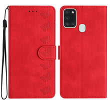 Load image into Gallery viewer, Seven Butterflies Embossed Leather Phone Case, For Samsung Galaxy A13 5G, For Samsung Galaxy A14 5G, For Samsung Galaxy A20 / A30, For Samsung Galaxy S24 5G, For Samsung Galaxy A05s, For Samsung Galaxy A20e, For Samsung Galaxy A20s                     ...