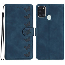 Load image into Gallery viewer, Seven Butterflies Embossed Leather Phone Case, For Samsung Galaxy A13 5G, For Samsung Galaxy A14 5G, For Samsung Galaxy A20 / A30, For Samsung Galaxy S24 5G, For Samsung Galaxy A05s, For Samsung Galaxy A20e, For Samsung Galaxy A20s                     ...