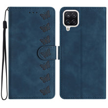 Load image into Gallery viewer, Seven Butterflies Embossed Leather Phone Case, For Samsung Galaxy A13 5G, For Samsung Galaxy A14 5G, For Samsung Galaxy A20 / A30, For Samsung Galaxy S24 5G, For Samsung Galaxy A05s, For Samsung Galaxy A20e, For Samsung Galaxy A20s                     ...