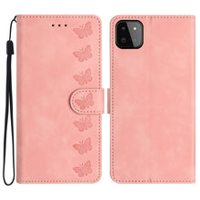 Load image into Gallery viewer, Seven Butterflies Embossed Leather Phone Case, For Samsung Galaxy A22 5G, For Samsung Galaxy A23 5G, For Samsung Galaxy A24 4G, For Samsung Galaxy A32 4G, For Samsung Galaxy A32 5G, For Samsung Galaxy A33 5G, For Samsung Galaxy A34, For Samsung Galaxy A40