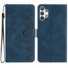 Load image into Gallery viewer, Seven Butterflies Embossed Leather Phone Case, For Samsung Galaxy A22 5G, For Samsung Galaxy A23 5G, For Samsung Galaxy A24 4G, For Samsung Galaxy A32 4G, For Samsung Galaxy A32 5G, For Samsung Galaxy A33 5G, For Samsung Galaxy A34, For Samsung Galaxy A40