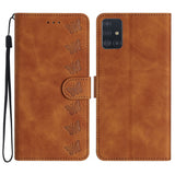 Seven Butterflies Embossed Leather Phone Case