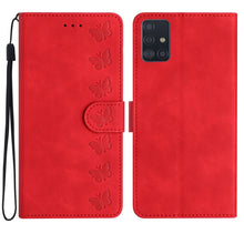 Load image into Gallery viewer, Seven Butterflies Embossed Leather Phone Case