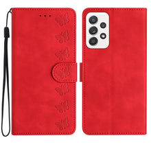 Load image into Gallery viewer, Seven Butterflies Embossed Leather Phone Case