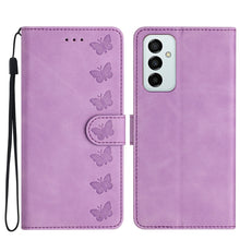 Load image into Gallery viewer, Seven Butterflies Embossed Leather Phone Case