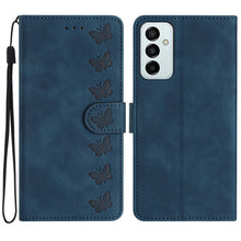 Load image into Gallery viewer, Seven Butterflies Embossed Leather Phone Case