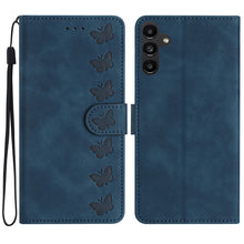 Load image into Gallery viewer, Seven Butterflies Embossed Leather Phone Case, For Samsung Galaxy A13 5G, For Samsung Galaxy A14 5G, For Samsung Galaxy A20 / A30, For Samsung Galaxy S24 5G, For Samsung Galaxy A05s, For Samsung Galaxy A20e, For Samsung Galaxy A20s                     ...