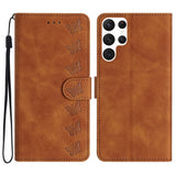 Seven Butterflies Embossed Leather Phone Case, For Samsung Galaxy S24 Ultra 5G, For Samsung Galaxy A25 5G, For Samsung Galaxy A02s 164mm, For Samsung Galaxy A15, For Samsung Galaxy A02s EU Version, For Samsung Galaxy A03, For Samsung Galaxy A03 Core   ...