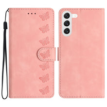 Load image into Gallery viewer, Seven Butterflies Embossed Leather Phone Case, For Samsung Galaxy A13 5G, For Samsung Galaxy A14 5G, For Samsung Galaxy A20 / A30, For Samsung Galaxy S24 5G, For Samsung Galaxy A05s, For Samsung Galaxy A20e, For Samsung Galaxy A20s                     ...