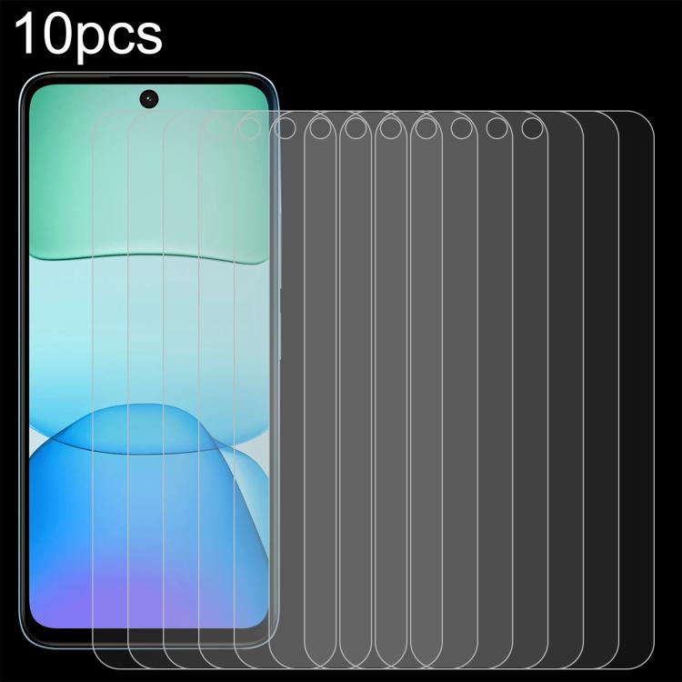 10pcs 0.26mm 9H 2.5D Tempered Glass Film, For Redmi 17C 4G, For Xiaomi Poco C81x 4G, For Xiaomi Poco M8s 5G, For Xiaomi Poco C81 Pro 4G, For Redmi A7 Pro 171mm / Poco C85x 5G, For Redmi R70 5G / R70m 5G, For Xiaomi Poco C85x 5G                         ...