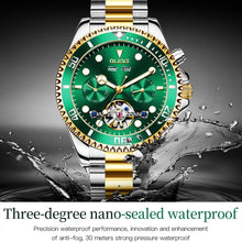 Load image into Gallery viewer, OLEVS 6605 Men Multifunctional Waterproof Mechanical Watch
