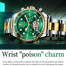Load image into Gallery viewer, OLEVS 6605 Men Multifunctional Waterproof Mechanical Watch