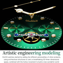 Load image into Gallery viewer, OLEVS 6605 Men Multifunctional Waterproof Mechanical Watch