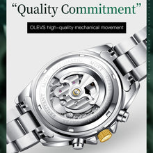 Load image into Gallery viewer, OLEVS 6605 Men Multifunctional Waterproof Mechanical Watch