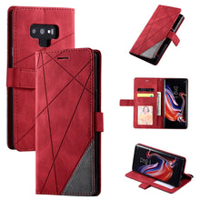 Load image into Gallery viewer, Skin Feel Splicing Horizontal Flip Leather Case with Holder &amp; Card Slots &amp; Wallet &amp; Photo Frame, For Samsung Galaxy Note9, For Samsung Galaxy Note 10, For Samsung Galaxy Note 10 Pro, For Samsung Galaxy S8 Plus, For Samsung Galaxy S9 Plus               ...