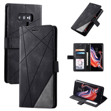 Load image into Gallery viewer, Skin Feel Splicing Horizontal Flip Leather Case with Holder &amp; Card Slots &amp; Wallet &amp; Photo Frame, For Samsung Galaxy Note9, For Samsung Galaxy Note 10, For Samsung Galaxy Note 10 Pro, For Samsung Galaxy S8 Plus, For Samsung Galaxy S9 Plus               ...