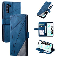 Load image into Gallery viewer, Skin Feel Splicing Horizontal Flip Leather Case with Holder &amp; Card Slots &amp; Wallet &amp; Photo Frame, For Samsung Galaxy Note9, For Samsung Galaxy Note 10, For Samsung Galaxy Note 10 Pro, For Samsung Galaxy S8 Plus, For Samsung Galaxy S9 Plus               ...