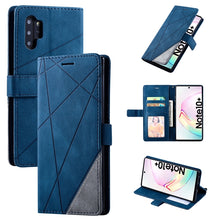 Load image into Gallery viewer, Skin Feel Splicing Horizontal Flip Leather Case with Holder &amp; Card Slots &amp; Wallet &amp; Photo Frame, For Samsung Galaxy Note9, For Samsung Galaxy Note 10, For Samsung Galaxy Note 10 Pro, For Samsung Galaxy S8 Plus, For Samsung Galaxy S9 Plus               ...