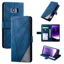 Load image into Gallery viewer, Skin Feel Splicing Horizontal Flip Leather Case with Holder &amp; Card Slots &amp; Wallet &amp; Photo Frame, For Samsung Galaxy Note9, For Samsung Galaxy Note 10, For Samsung Galaxy Note 10 Pro, For Samsung Galaxy S8 Plus, For Samsung Galaxy S9 Plus               ...