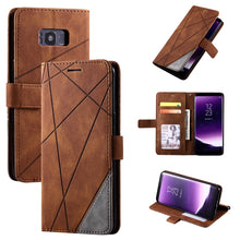 Load image into Gallery viewer, Skin Feel Splicing Horizontal Flip Leather Case with Holder &amp; Card Slots &amp; Wallet &amp; Photo Frame, For Samsung Galaxy Note9, For Samsung Galaxy Note 10, For Samsung Galaxy Note 10 Pro, For Samsung Galaxy S8 Plus, For Samsung Galaxy S9 Plus               ...