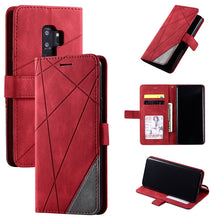 Load image into Gallery viewer, Skin Feel Splicing Horizontal Flip Leather Case with Holder &amp; Card Slots &amp; Wallet &amp; Photo Frame, For Samsung Galaxy Note9, For Samsung Galaxy Note 10, For Samsung Galaxy Note 10 Pro, For Samsung Galaxy S8 Plus, For Samsung Galaxy S9 Plus               ...