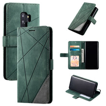 Load image into Gallery viewer, Skin Feel Splicing Horizontal Flip Leather Case with Holder &amp; Card Slots &amp; Wallet &amp; Photo Frame, For Samsung Galaxy Note9, For Samsung Galaxy Note 10, For Samsung Galaxy Note 10 Pro, For Samsung Galaxy S8 Plus, For Samsung Galaxy S9 Plus               ...