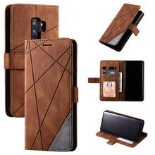 Load image into Gallery viewer, Skin Feel Splicing Horizontal Flip Leather Case with Holder &amp; Card Slots &amp; Wallet &amp; Photo Frame, For Samsung Galaxy Note9, For Samsung Galaxy Note 10, For Samsung Galaxy Note 10 Pro, For Samsung Galaxy S8 Plus, For Samsung Galaxy S9 Plus               ...