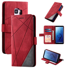 Load image into Gallery viewer, Skin Feel Splicing Horizontal Flip Leather Case with Holder &amp; Card Slots &amp; Wallet &amp; Photo Frame, For Samsung Galaxy Note9, For Samsung Galaxy Note 10, For Samsung Galaxy Note 10 Pro, For Samsung Galaxy S8 Plus, For Samsung Galaxy S9 Plus               ...