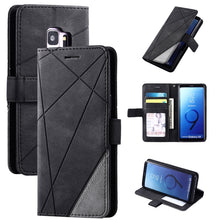 Load image into Gallery viewer, Skin Feel Splicing Horizontal Flip Leather Case with Holder &amp; Card Slots &amp; Wallet &amp; Photo Frame, For Samsung Galaxy Note9, For Samsung Galaxy Note 10, For Samsung Galaxy Note 10 Pro, For Samsung Galaxy S8 Plus, For Samsung Galaxy S9 Plus               ...