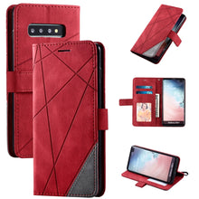 Load image into Gallery viewer, Skin Feel Splicing Horizontal Flip Leather Case with Holder &amp; Card Slots &amp; Wallet &amp; Photo Frame, For Samsung Galaxy Note9, For Samsung Galaxy Note 10, For Samsung Galaxy Note 10 Pro, For Samsung Galaxy S8 Plus, For Samsung Galaxy S9 Plus               ...