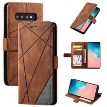 Load image into Gallery viewer, Skin Feel Splicing Horizontal Flip Leather Case with Holder &amp; Card Slots &amp; Wallet &amp; Photo Frame, For Samsung Galaxy Note9, For Samsung Galaxy Note 10, For Samsung Galaxy Note 10 Pro, For Samsung Galaxy S8 Plus, For Samsung Galaxy S9 Plus               ...