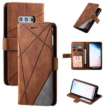 Load image into Gallery viewer, Skin Feel Splicing Horizontal Flip Leather Case with Holder &amp; Card Slots &amp; Wallet &amp; Photo Frame, For Samsung Galaxy Note9, For Samsung Galaxy Note 10, For Samsung Galaxy Note 10 Pro, For Samsung Galaxy S8 Plus, For Samsung Galaxy S9 Plus               ...