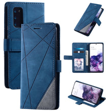 Load image into Gallery viewer, Skin Feel Splicing Horizontal Flip Leather Case with Holder &amp; Card Slots &amp; Wallet &amp; Photo Frame, For Samsung Galaxy S20, For Samsung Galaxy S20 Plus, For Samsung Galaxy S20 Ultra, For Samsung Galaxy S8, For Samsung Galaxy J6, For Samsung Galaxy A50    ...