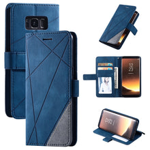 Load image into Gallery viewer, Skin Feel Splicing Horizontal Flip Leather Case with Holder &amp; Card Slots &amp; Wallet &amp; Photo Frame, For Samsung Galaxy S20, For Samsung Galaxy S20 Plus, For Samsung Galaxy S20 Ultra, For Samsung Galaxy S8, For Samsung Galaxy J6, For Samsung Galaxy A50    ...