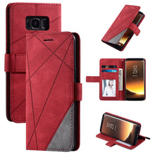 Load image into Gallery viewer, Skin Feel Splicing Horizontal Flip Leather Case with Holder &amp; Card Slots &amp; Wallet &amp; Photo Frame, For Samsung Galaxy S20, For Samsung Galaxy S20 Plus, For Samsung Galaxy S20 Ultra, For Samsung Galaxy S8, For Samsung Galaxy J6, For Samsung Galaxy A50    ...