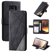 Load image into Gallery viewer, Skin Feel Splicing Horizontal Flip Leather Case with Holder &amp; Card Slots &amp; Wallet &amp; Photo Frame, For Samsung Galaxy S20, For Samsung Galaxy S20 Plus, For Samsung Galaxy S20 Ultra, For Samsung Galaxy S8, For Samsung Galaxy J6, For Samsung Galaxy A50    ...
