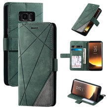 Load image into Gallery viewer, Skin Feel Splicing Horizontal Flip Leather Case with Holder &amp; Card Slots &amp; Wallet &amp; Photo Frame, For Samsung Galaxy S20, For Samsung Galaxy S20 Plus, For Samsung Galaxy S20 Ultra, For Samsung Galaxy S8, For Samsung Galaxy J6, For Samsung Galaxy A50    ...
