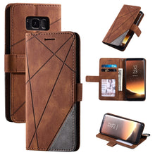 Load image into Gallery viewer, Skin Feel Splicing Horizontal Flip Leather Case with Holder &amp; Card Slots &amp; Wallet &amp; Photo Frame, For Samsung Galaxy S20, For Samsung Galaxy S20 Plus, For Samsung Galaxy S20 Ultra, For Samsung Galaxy S8, For Samsung Galaxy J6, For Samsung Galaxy A50    ...