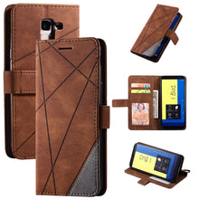 Load image into Gallery viewer, Skin Feel Splicing Horizontal Flip Leather Case with Holder &amp; Card Slots &amp; Wallet &amp; Photo Frame, For Samsung Galaxy S20, For Samsung Galaxy S20 Plus, For Samsung Galaxy S20 Ultra, For Samsung Galaxy S8, For Samsung Galaxy J6, For Samsung Galaxy A50    ...