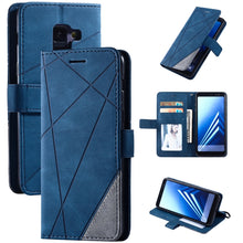 Load image into Gallery viewer, Skin Feel Splicing Horizontal Flip Leather Case with Holder &amp; Card Slots &amp; Wallet &amp; Photo Frame, For Samsung Galaxy S20, For Samsung Galaxy S20 Plus, For Samsung Galaxy S20 Ultra, For Samsung Galaxy S8, For Samsung Galaxy J6, For Samsung Galaxy A50    ...