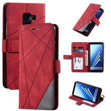 Load image into Gallery viewer, Skin Feel Splicing Horizontal Flip Leather Case with Holder &amp; Card Slots &amp; Wallet &amp; Photo Frame, For Samsung Galaxy S20, For Samsung Galaxy S20 Plus, For Samsung Galaxy S20 Ultra, For Samsung Galaxy S8, For Samsung Galaxy J6, For Samsung Galaxy A50    ...