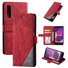 Load image into Gallery viewer, Skin Feel Splicing Horizontal Flip Leather Case with Holder &amp; Card Slots &amp; Wallet &amp; Photo Frame, For Samsung Galaxy S20, For Samsung Galaxy S20 Plus, For Samsung Galaxy S20 Ultra, For Samsung Galaxy S8, For Samsung Galaxy J6, For Samsung Galaxy A50    ...