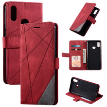 Load image into Gallery viewer, Skin Feel Splicing Horizontal Flip Leather Case with Holder &amp; Card Slots &amp; Wallet &amp; Photo Frame, For Samsung Galaxy S20, For Samsung Galaxy S20 Plus, For Samsung Galaxy S20 Ultra, For Samsung Galaxy S8, For Samsung Galaxy J6, For Samsung Galaxy A50    ...