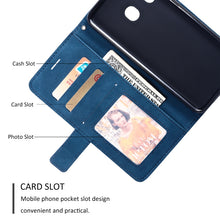 Load image into Gallery viewer, Skin Feel Splicing Horizontal Flip Leather Case with Holder &amp; Card Slots &amp; Wallet &amp; Photo Frame, For Samsung Galaxy A20, For Samsung Galaxy A20e