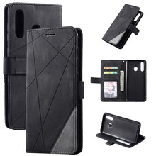 Load image into Gallery viewer, Skin Feel Splicing Horizontal Flip Leather Case with Holder &amp; Card Slots &amp; Wallet &amp; Photo Frame, For Samsung Galaxy A20, For Samsung Galaxy A20e