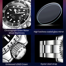 Load image into Gallery viewer, OLEVS 6650 Men Luminous Waterproof Mechanical Watch