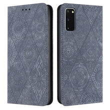 Load image into Gallery viewer, Ethnic Embossed Adsorption Leather Phone Case, For Samsung Galaxy S20, For Samsung Galaxy S20+, For Samsung Galaxy S20 FE, For Samsung Galaxy S20 Ultra, For Samsung Galaxy A02s 166mm, For Samsung Galaxy A03s 166mm, For Samsung Galaxy A12 5G            ...